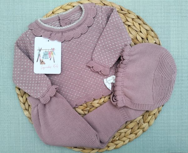 CONJUNTO POLAINA, ORQUIDEA