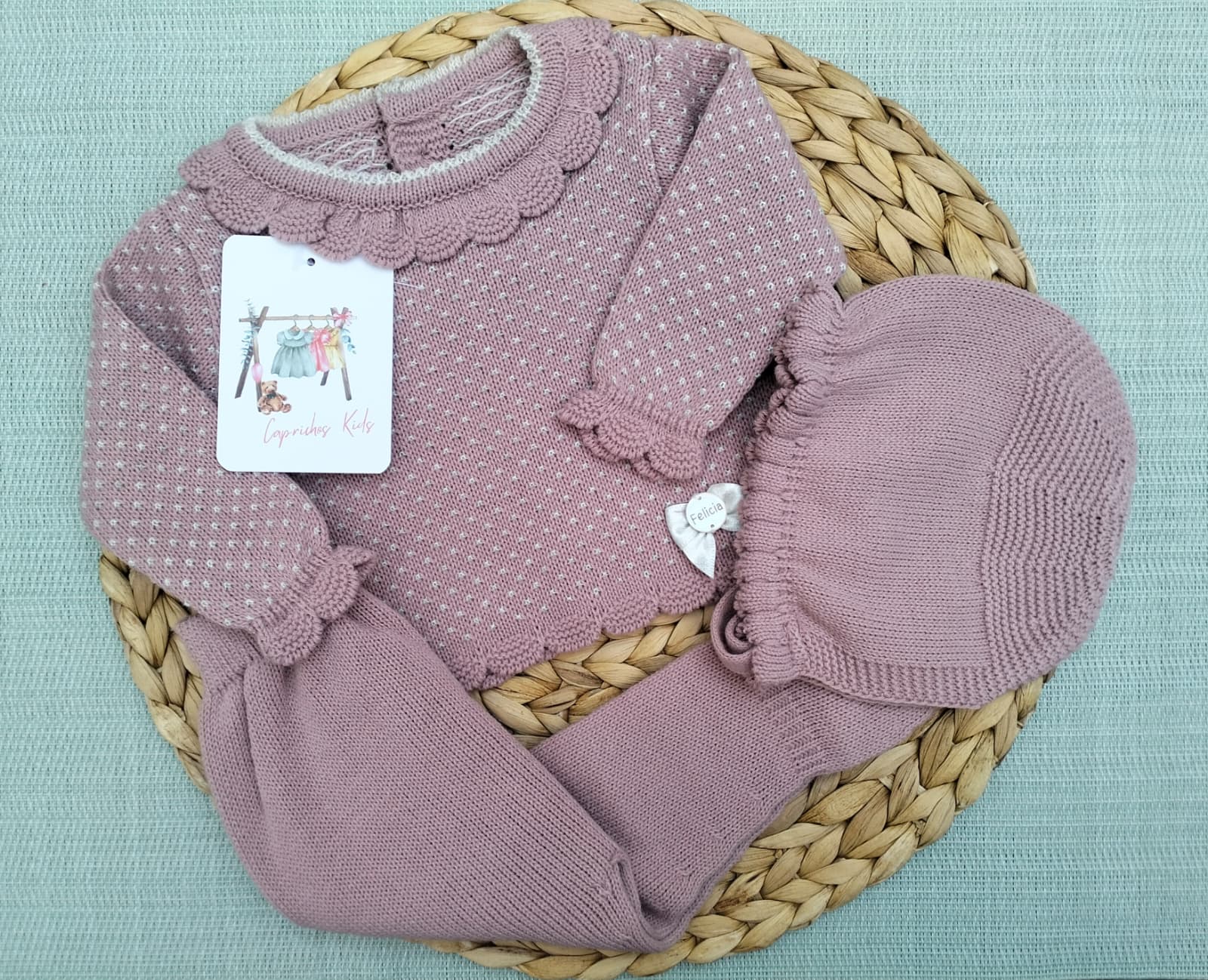 CONJUNTO POLAINA, ORQUIDEA
