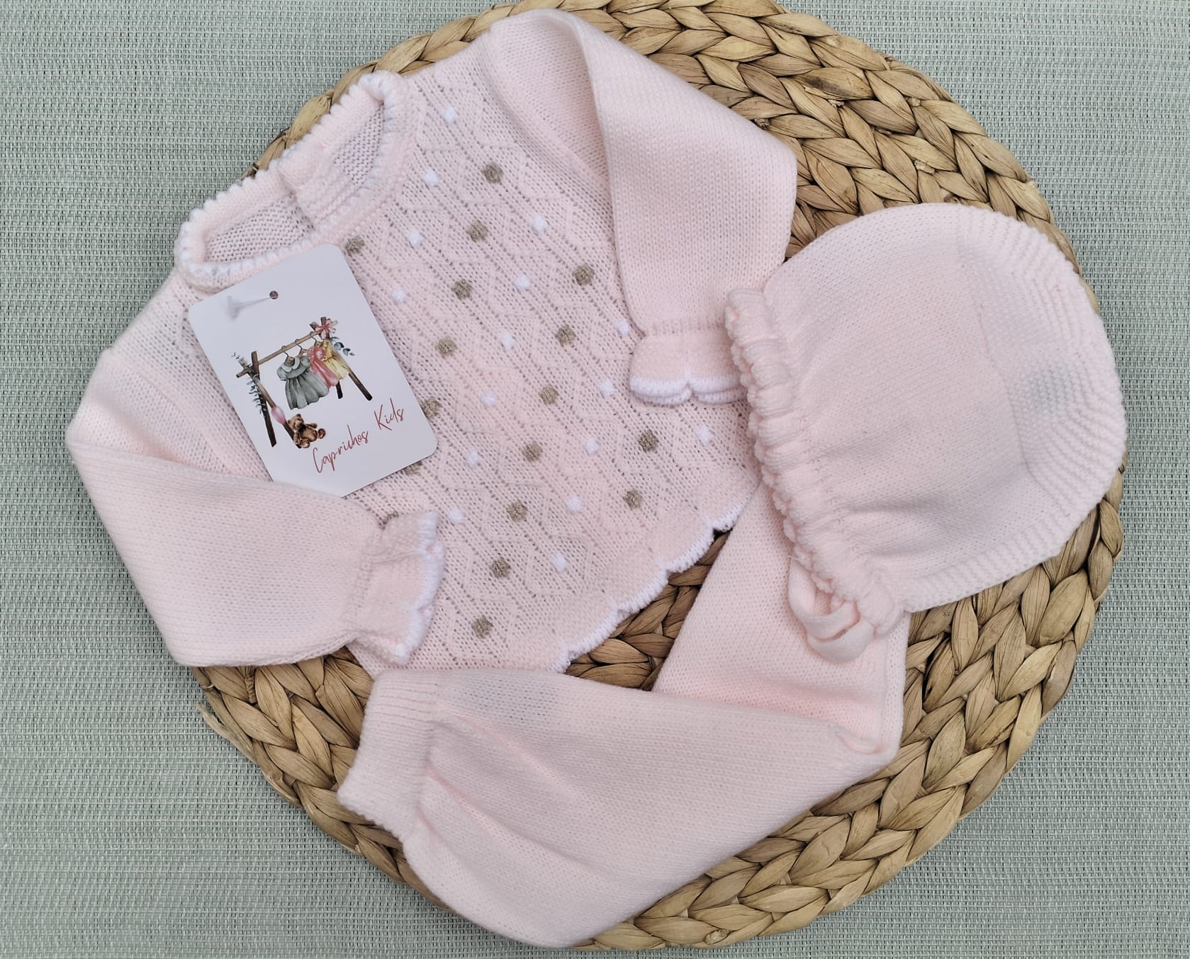 CONJUNTO POLAINA GARBANCITO, ROSA