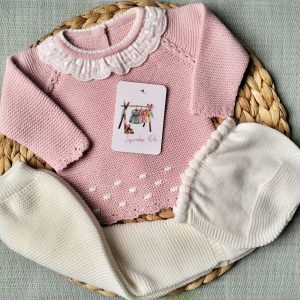 CONJUNTO POLAINA MAQUILLAJE/CRUDO